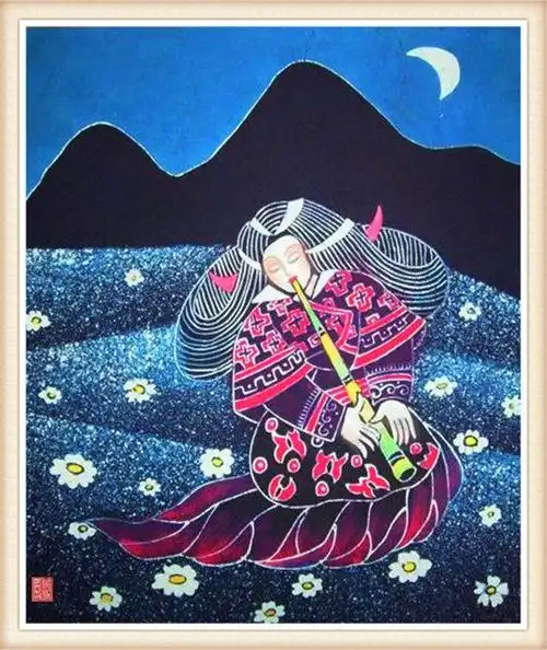 民间蜡染画艺术作品欣赏(七)