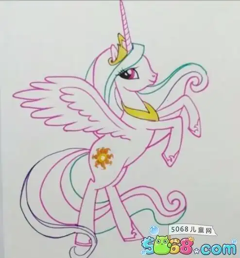 简单宇宙公主简笔画视频