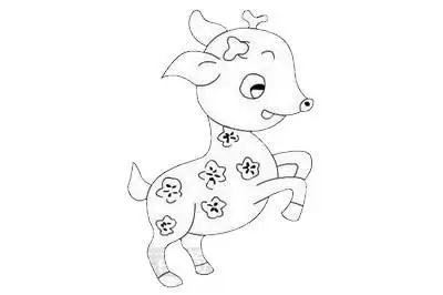 梅花鹿简笔画怎么画