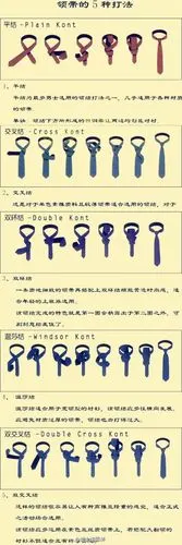 五种打领带的方法#男生们学起来啦!