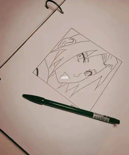 简笔画火影忍者小樱