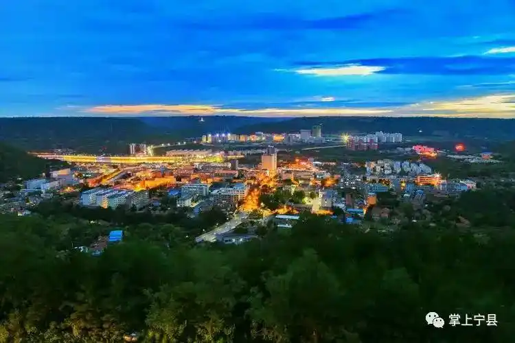大美宁县之县城夜景!