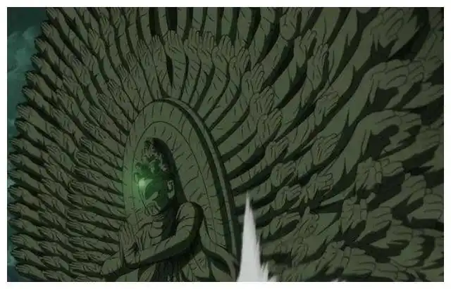 初代双手一拍:哈!木遁·廓庵入鄽垂手!初代:就这?初代以一记极