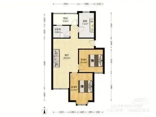 浦东三林板块精装修两房可做三房400出头
