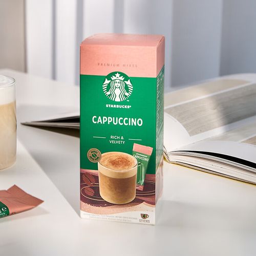 星巴克速溶花式咖啡4袋装 卡布奇诺 土耳其原装进口速溶咖啡