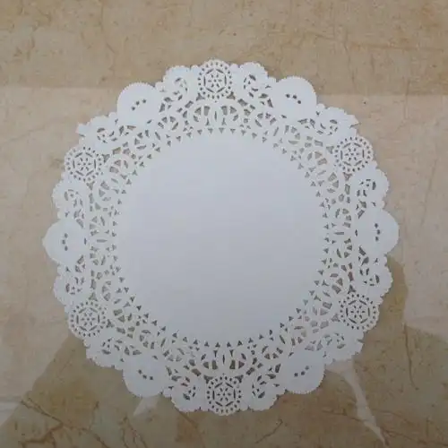 5寸一次性花边纸 防油/蛋糕纸垫 餐盘纸垫