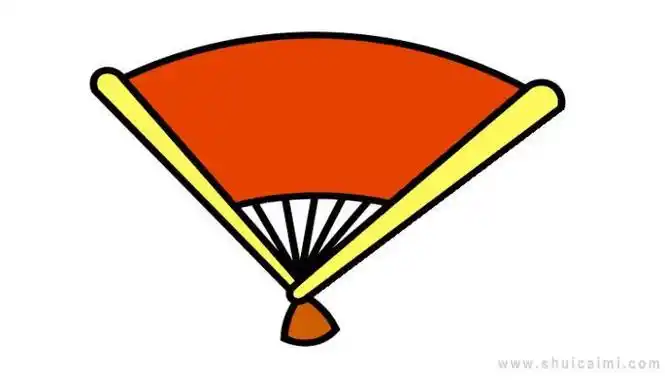 扇子画卡通简笔画