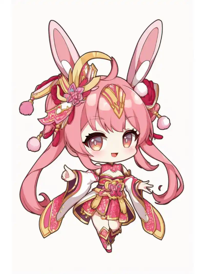 q版二次元兔子拟人