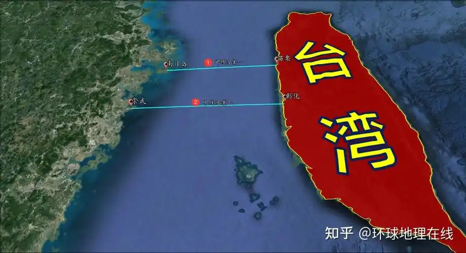 大陆连接台湾三条跨海通道路线哪一个更佳