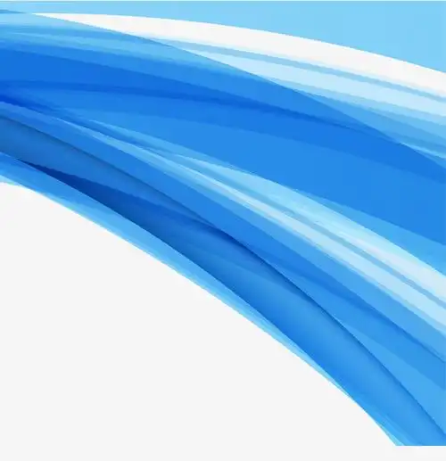 流体镭射炫彩蓝色长方形透明大边框矢量素材 【免抠元素png】-90设计