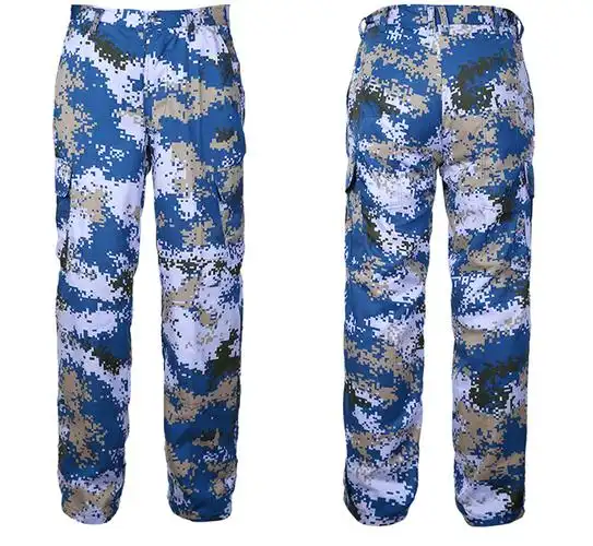 正品07海洋迷彩服套装男海军夏季户外特种兵冬季军训作训服耐磨