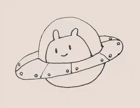 ufo外星人简笔画外星飞碟简笔画图片飞碟简笔画步骤图简笔画ufo儿童节