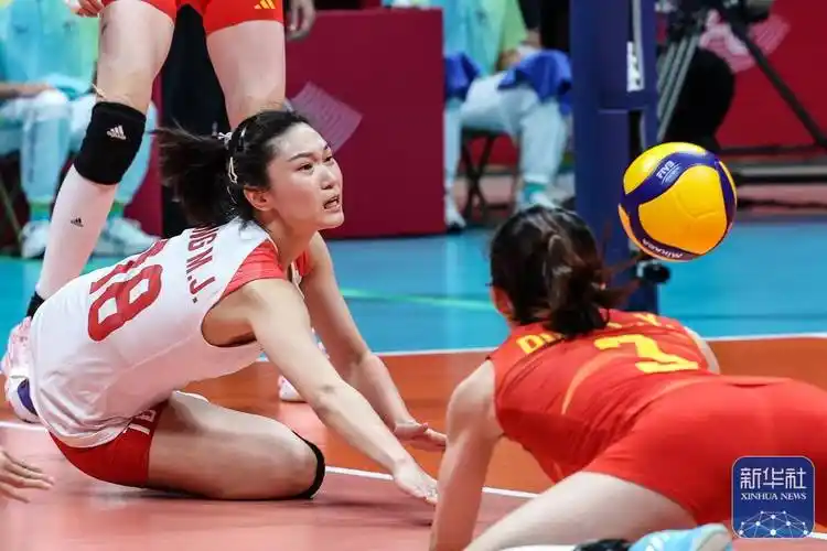 杭州亚运会|中国队晋级女排决赛_比赛_球员_袁心玥