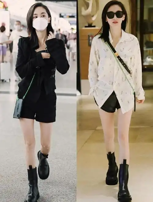 跟着明星学穿搭,小个子女生的优势
