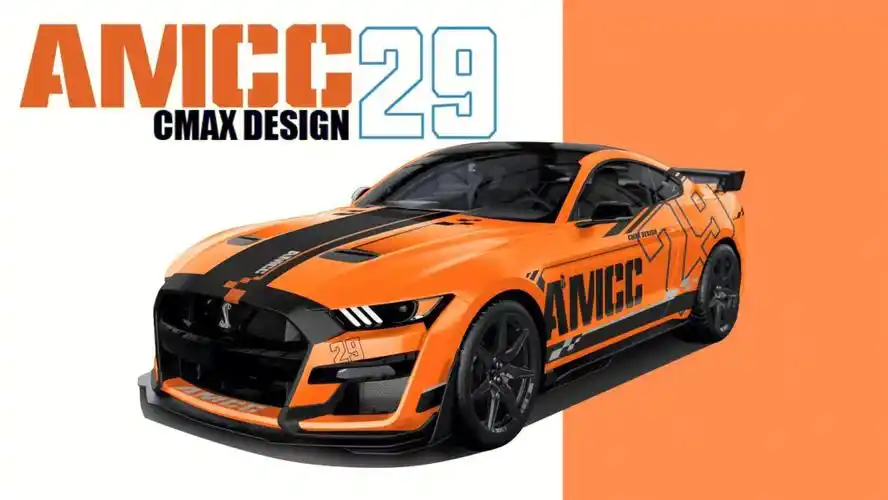 福特野马之amcc拉花涂装设计