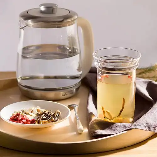 8l大容量煮茶器 多功能花茶壶 家用玻璃炖燕窝壶煮茶壶烧水壶 智能