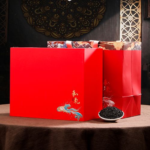 小种2022新茶正山红茶500g上档次送礼礼盒盒装正山小种