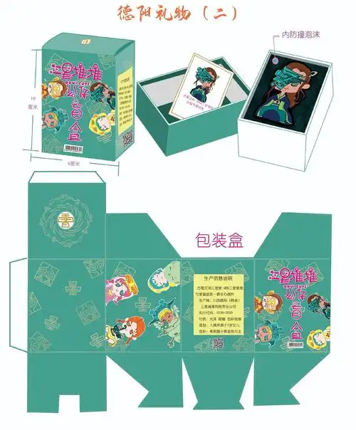 古蜀文明三星堆堆盲盒公仔