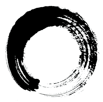 墨迹水墨圆圈中国风