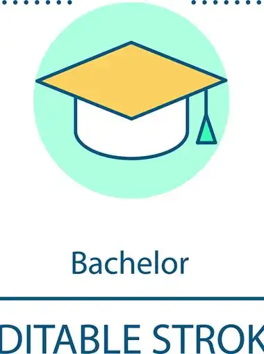 图标学术未成年人做决定离校生机会研究生和本科学历高等教育学历孤立