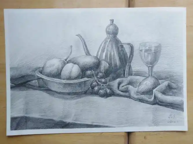 湘南红军学校初中部美术兴趣小组九年级八年级学生部分作品