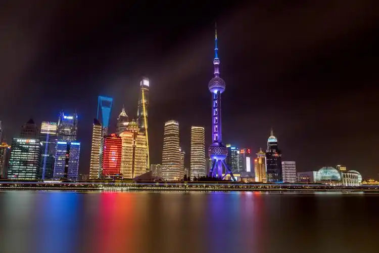 北外滩拍摄的陆家嘴