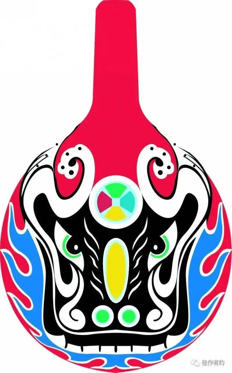 马勺脸谱素材#民间艺术传承 #传承文化 #艺术教育 #民间艺 - 抖音