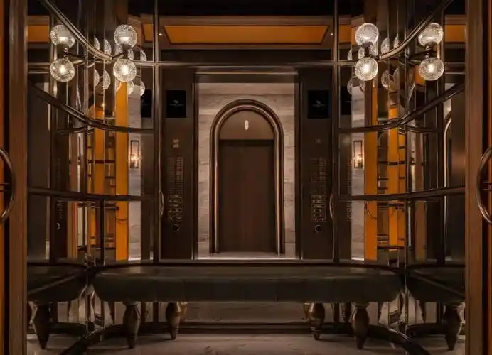 酒店一层trellis磐腾,典雅大气厦门华尔道夫酒店的大门并非传统意义上