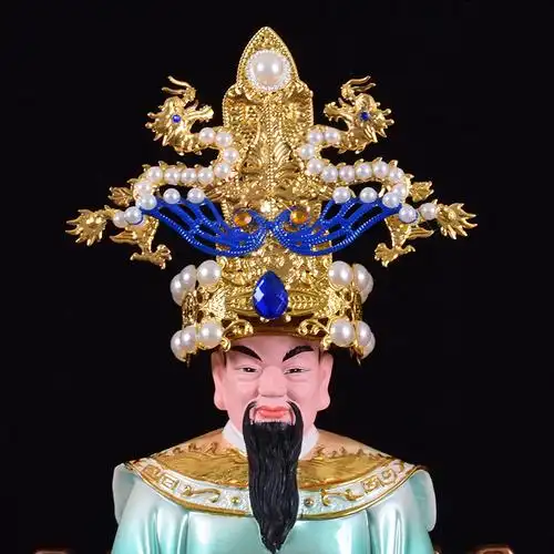 凤冠泰山老太太头饰娘娘奶奶神帽帽子神像帽冠装饰摆件