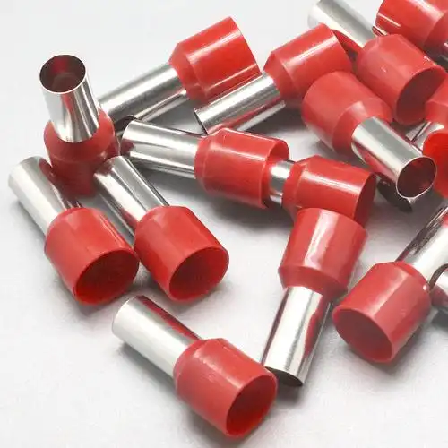 黄铜ve10-12管型预绝缘接线端子头针型冷压端子10平方1000只包邮