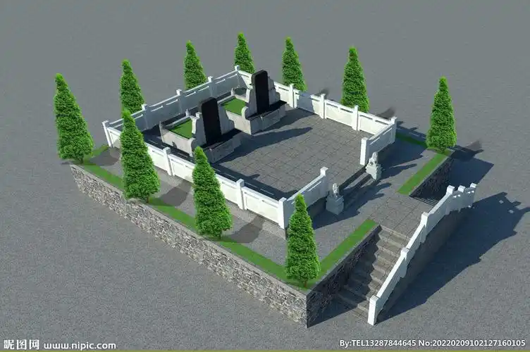 墓地坟墓什么设计案例效果图