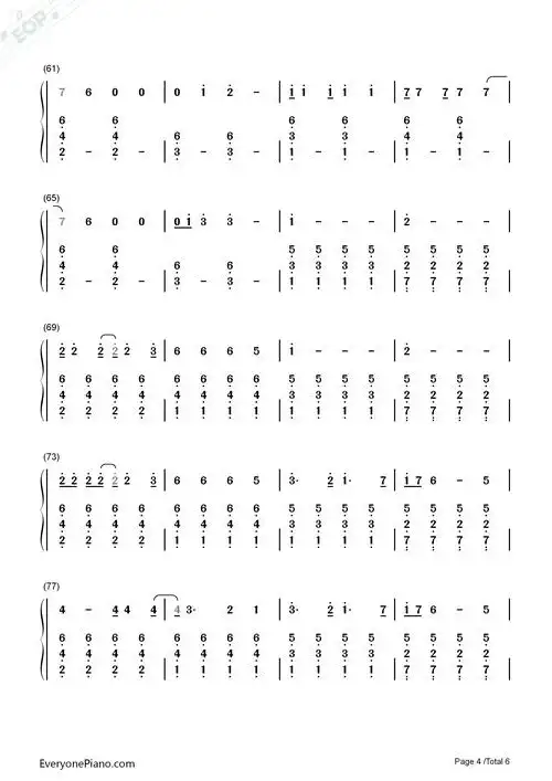 i know places钢琴简谱