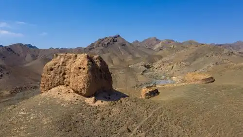 中国宁夏中卫黄河明长城遗址