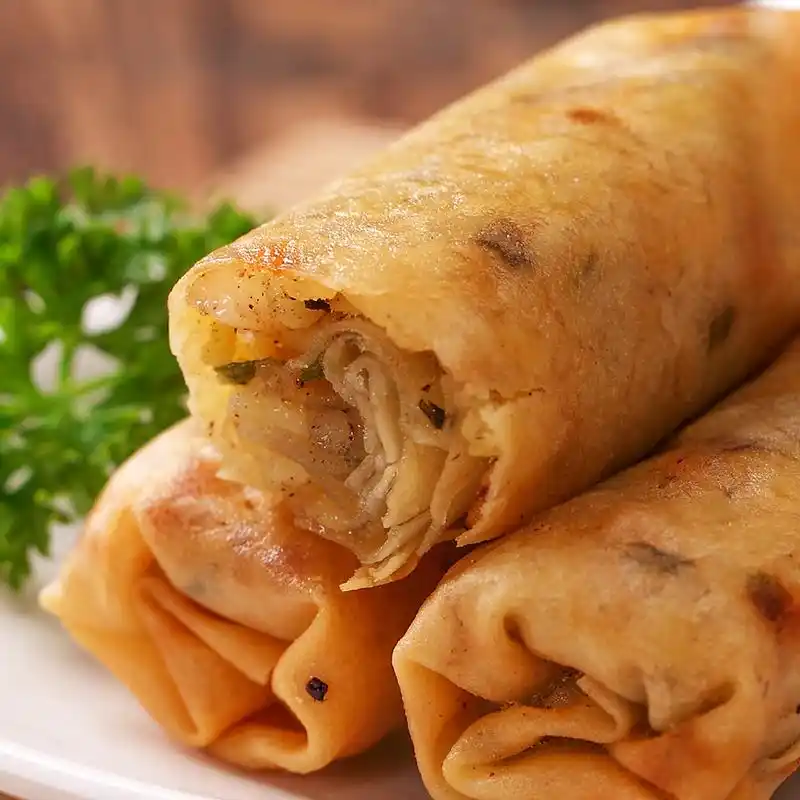 潮汕特色春卷速冻食品早茶点心特色宵夜油炸小吃春卷180g