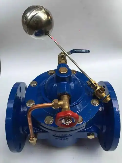 100x先导式遥控浮球阀 法兰水位控制阀dn 50 80 100 150 200 dn100大