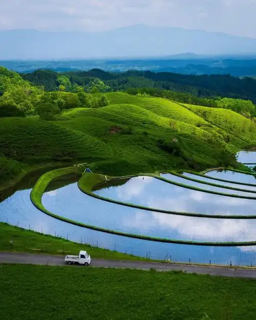 日本熊本县是乡间的风景也是美丽的艺术