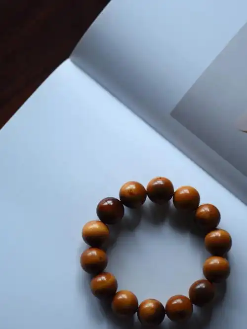 猛犸牙咖色男士手串