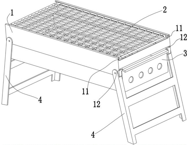 一种新型烧烤架的制作方法