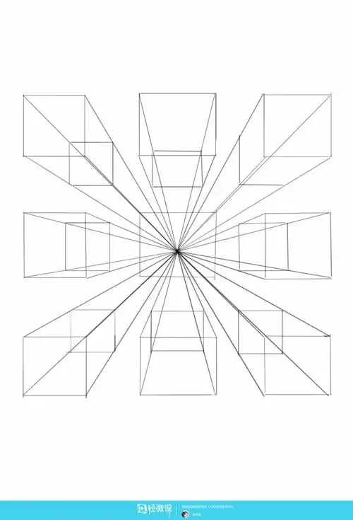 动漫插画基础一点透视练习