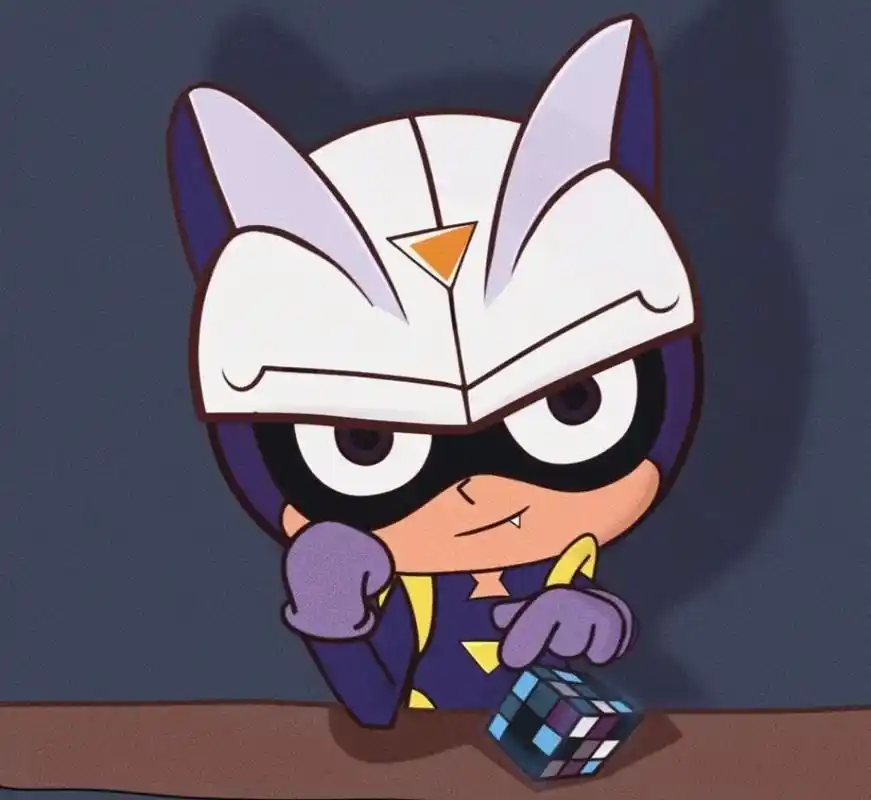 小心超人#二次元#  不会玩魔方干脆就别玩～[二哈][二哈]