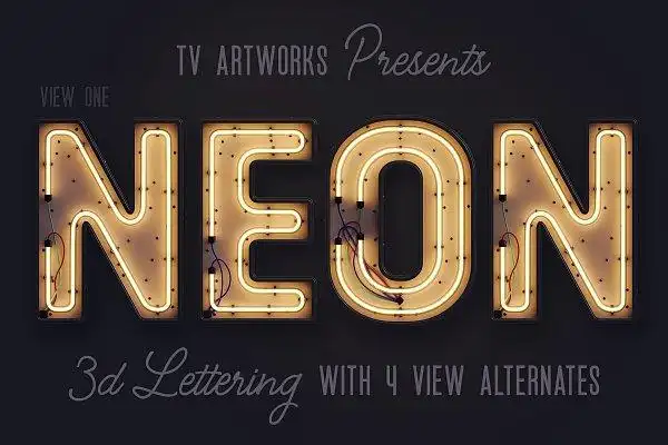 创意机械几何金属蒸汽朋克结构特效logo字母字体特效设计png免抠素材