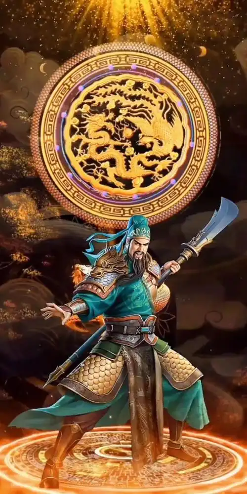 动态壁纸关羽青龙偃月刀