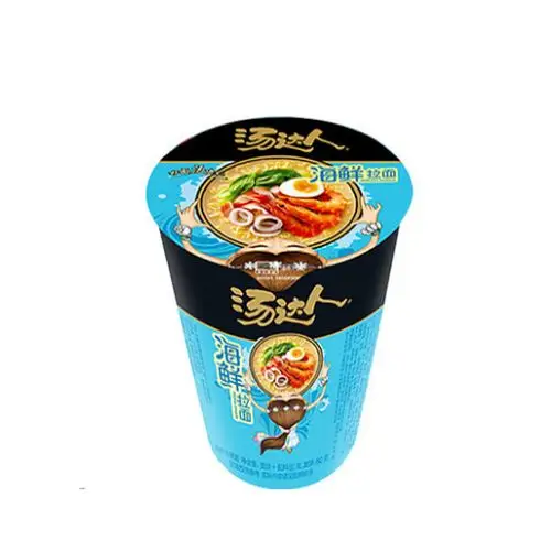 统一方便面汤达人海鲜拉面杯83克速食泡面