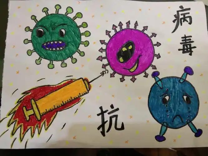 咱们一起来看看孩子们眼中的冠状病毒是什么样的呢?