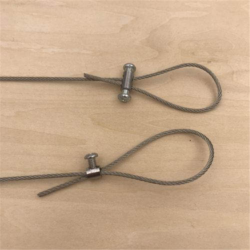 钢丝卡扣固定可调收紧锁扣锁线器卡线器锁紧钢丝吊码