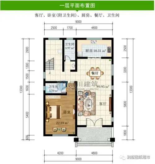 开间9米10款农村别墅窄面宽别墅首选小户型堪比大豪宅