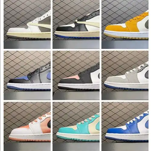 aj1男鞋莆田纯原女鞋空军倒钩闪电联名女鞋低帮休闲乔1板鞋-阿里巴巴