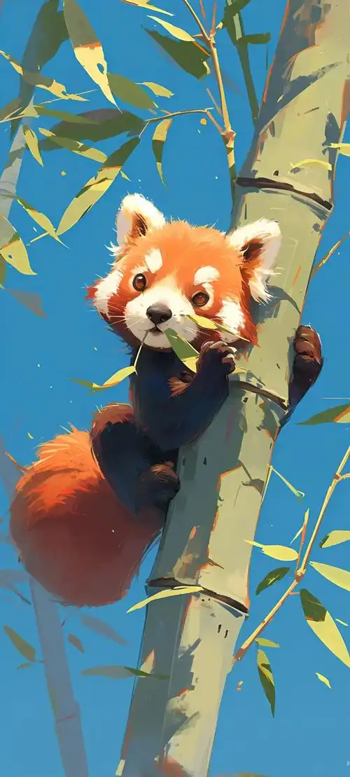 可爱卡通动物插画壁纸高清图片免费下载保存