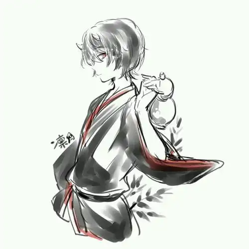 沐湷搬运二次元 偶像梦幻祭 朔间凛月 鬼灯 地狱 恶魔 可爱 男子 p站