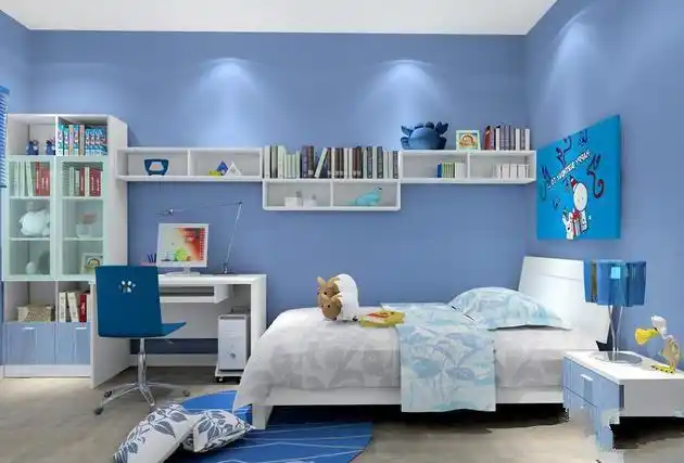 蓝色儿童房装修设计 蓝色儿童房装修设计效果图